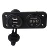 voltmeter og usb oplader