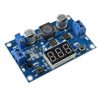DC Stepup modul 3-35V med display og trykknapper - front