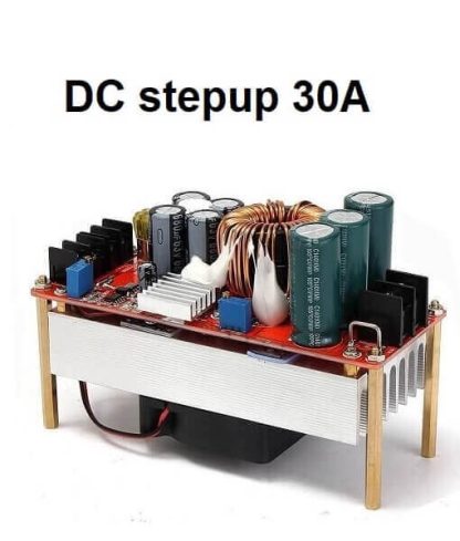 Stepup modul DC 30A 10-60V op til 12-90V DC front