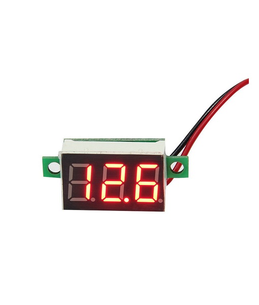 Digitalt voltmeter 12V Mini