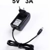 Transformer 5V 3A til 230V stik - front