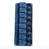 8 kanals relæ 12V optocoupler med LED status - front